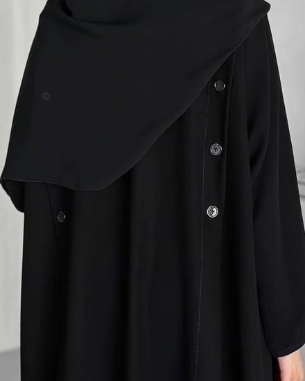 القماش كريب كوبا +طرحة