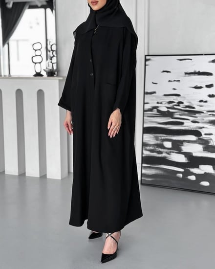 القماش كريب كوبا + طرحة