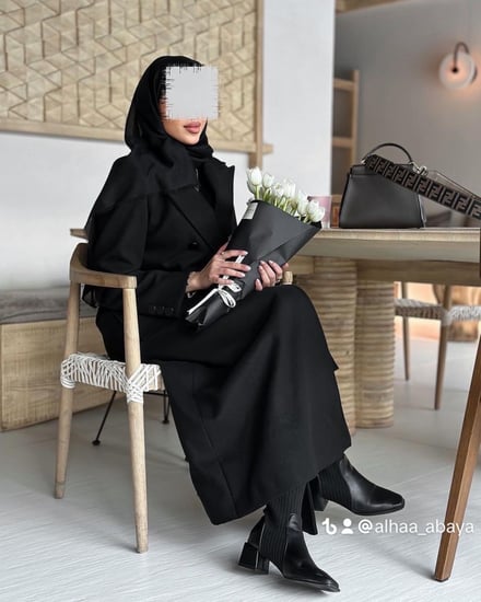 القماش جوخ + طرحة