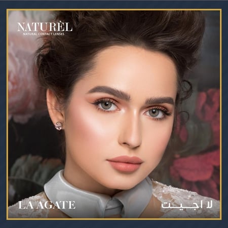 ناتشورال عدسات لاصقة لون  لا - اجيت