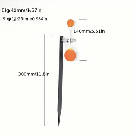 حامل هدف سورويلدور دوار 360° – للتدريب على الرماية بالبنادق الهوائية وBB
