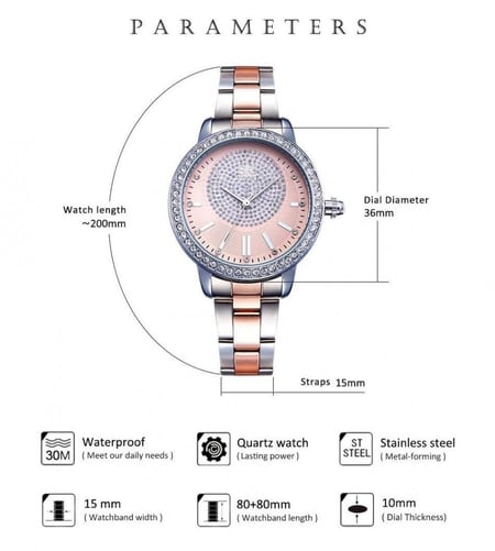 ساعة نسائية - ميناء روزقولد SHENGKE