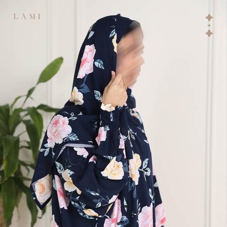 شرشف صلاة مشجر - كحلي