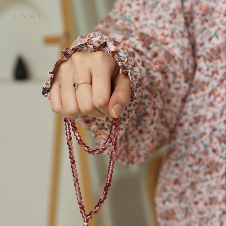 شرشف صلاة مشجر -وردي