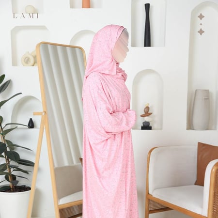 شرشف صلاة مشجر - وردي