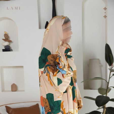 شرشف صلاة مشجر بيج