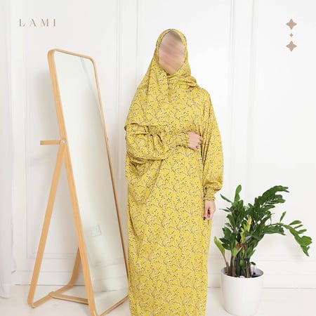 شرشف صلاة مشجر اصفر