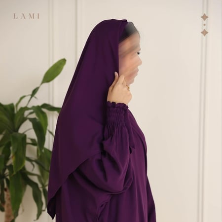 شرشف صلاة سادة بنفسجي