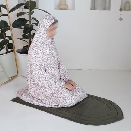 طقم صلاة سكينة- ابيض