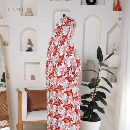 شرشف  صلاة مشجر احمر