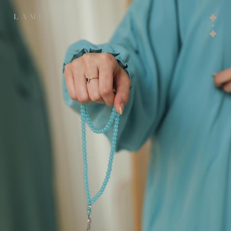 شرشف صلاة قطن بيور تركواز