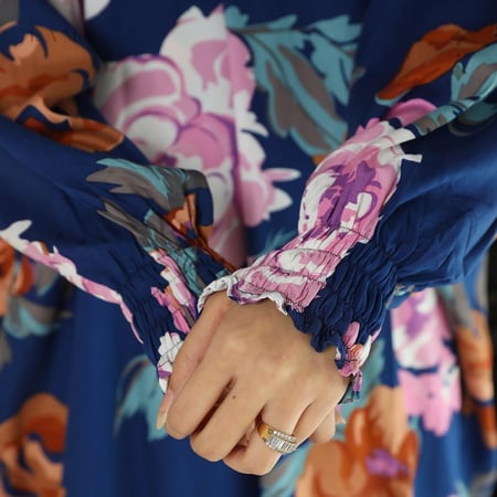 شرشف صلاة مشجر كحلي