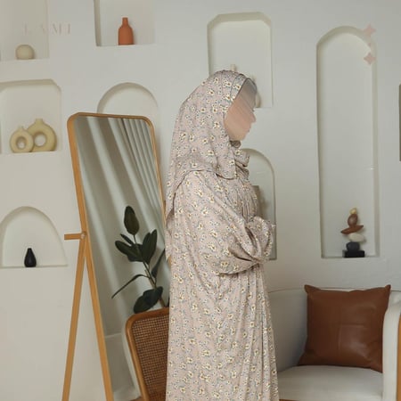 شرشف صلاة مشجر  بيج غامق