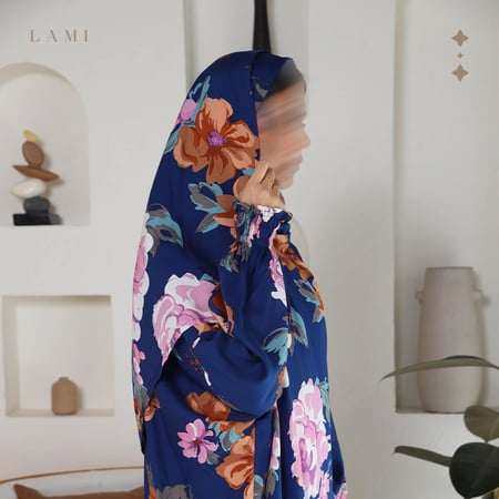 شرشف صلاة مشجر كحلي