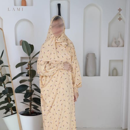 شرشف صلاة مشجر بيج