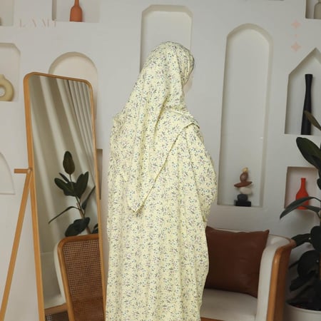 شرشف صلاة مشجر  اصفر