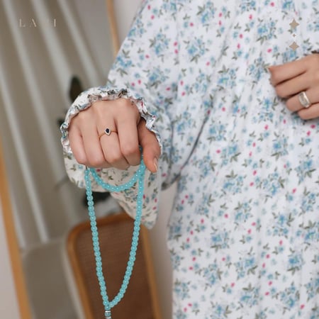 شرشف صلاة مشجر  ابيض