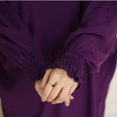 شرشف صلاة سادة بنفسجي