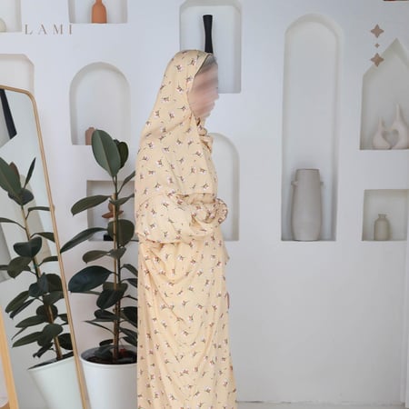 شرشف صلاة مشجر بيج