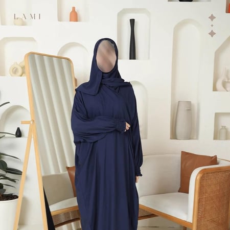 شرشف صلاة سادة بيور كحلي