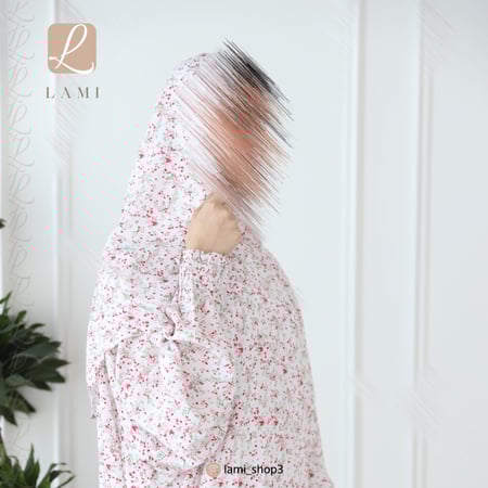 شرشف صلاة مشجر ابيض