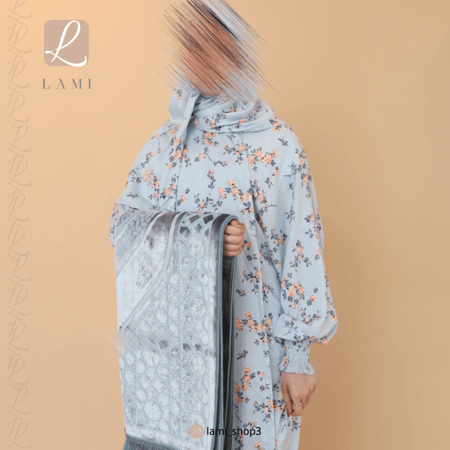 طقم شرشف صلاة سماوي