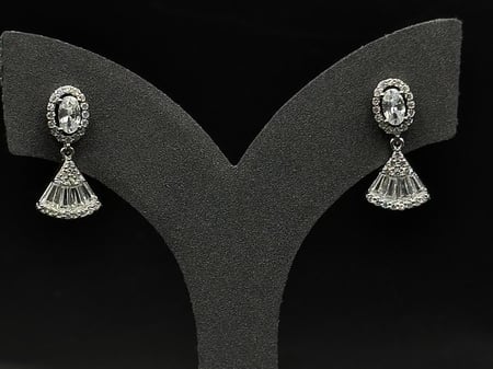 حلق فضة عيار 925