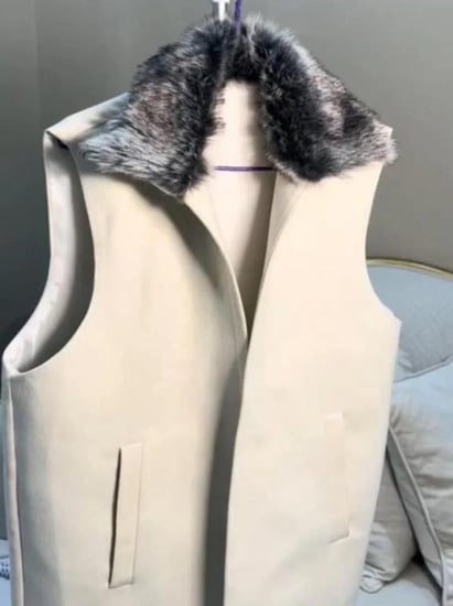 سديري فرو  لون بيج الاكثر طلبا