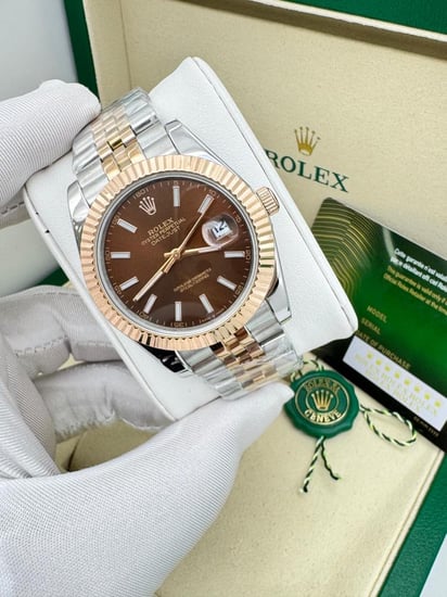 ساعه رولكس datejust blue