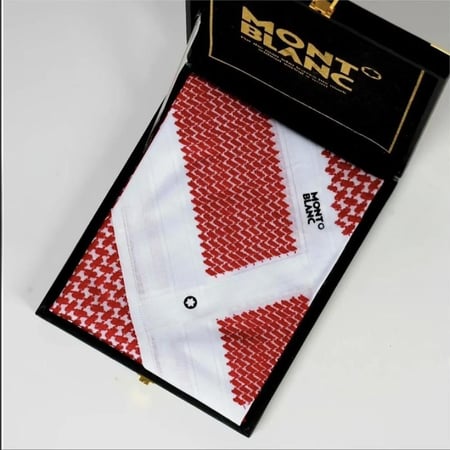 شماغ مونت بلانك داخل العلبة الرسمية – تغليف هدية