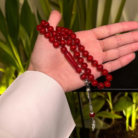 سبحة بكلايت احمر