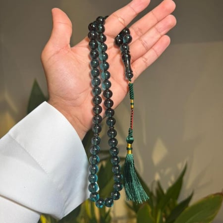 سبحة زعفراني اخضر