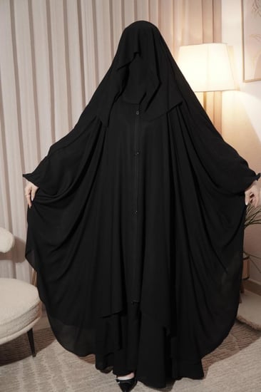 خمار كويتي طويل وغطوة