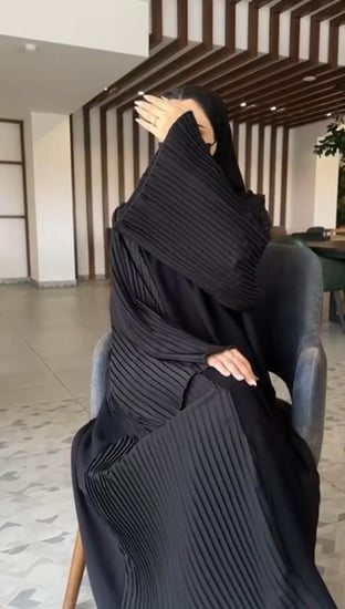 عباية قماش بلاك بيري