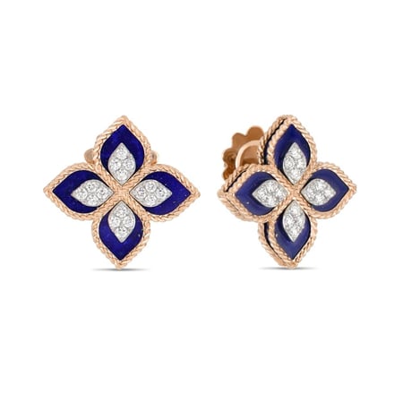 حلق روبرتو كوينPRINCESS FLOWER WITH DIAMONDS