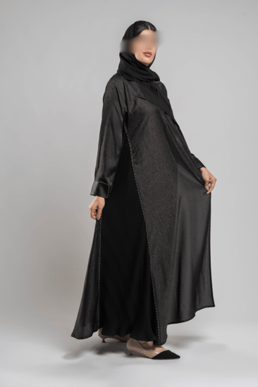 عباية قماش جاكار صيفي-عبايات عملية-تليده