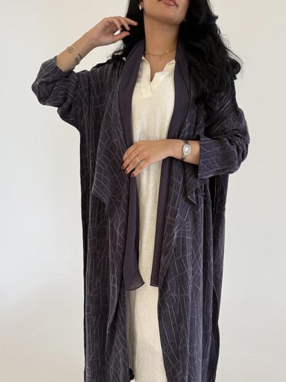 حرير مغسول تركي جاكار ربع بشت