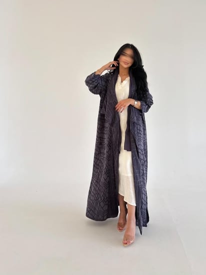 حرير مغسول تركي جاكار ربع بشت