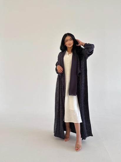 حرير مغسول تركي جاكار ربع بشت