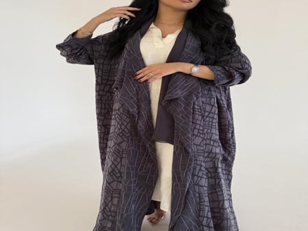 حرير مغسول تركي جاكار ربع بشت