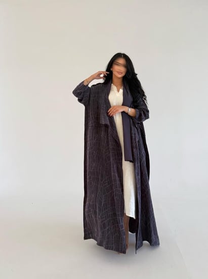 حرير مغسول تركي جاكار ربع بشت