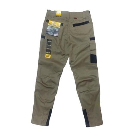 بنطلون عمل لون بيج 1810075710 CAT Workwear Pants Beige