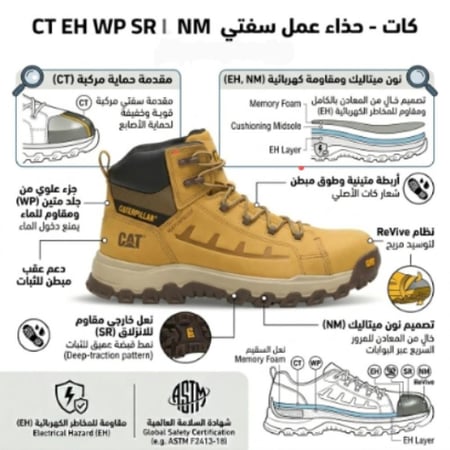 حذاء سلامة سفتي شوز safety shoes