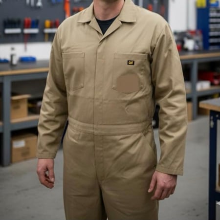 ملابس عمل كفرول عمل بيج بني Coverall CAT 106-0042
