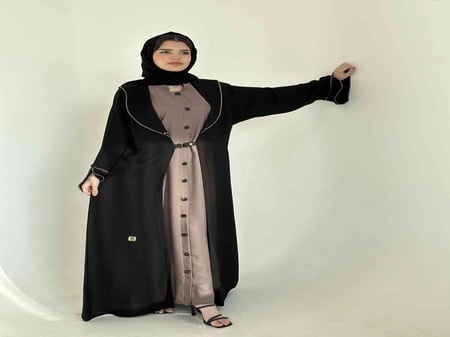 عبايه نص جاكيت 7002