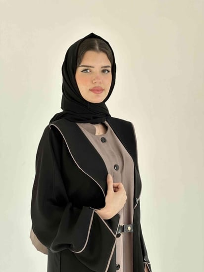 عبايه نص جاكيت 7002