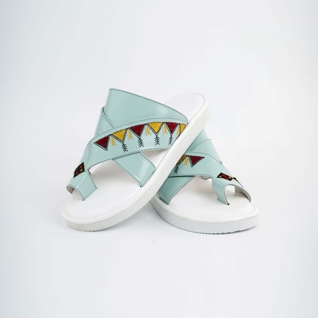 حذاء باكستاني - أزرق فاتح