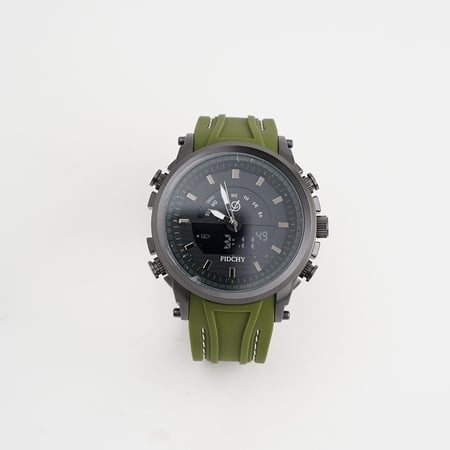 ساعة فدشي شبابية - أخضر