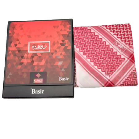 شماغ البسام بيسك انجليزي