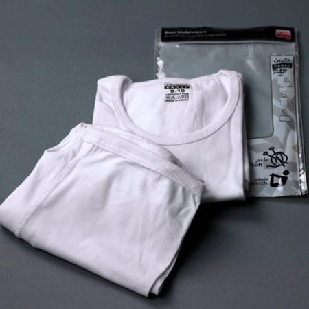 طقم فانيلة و هاف قطن